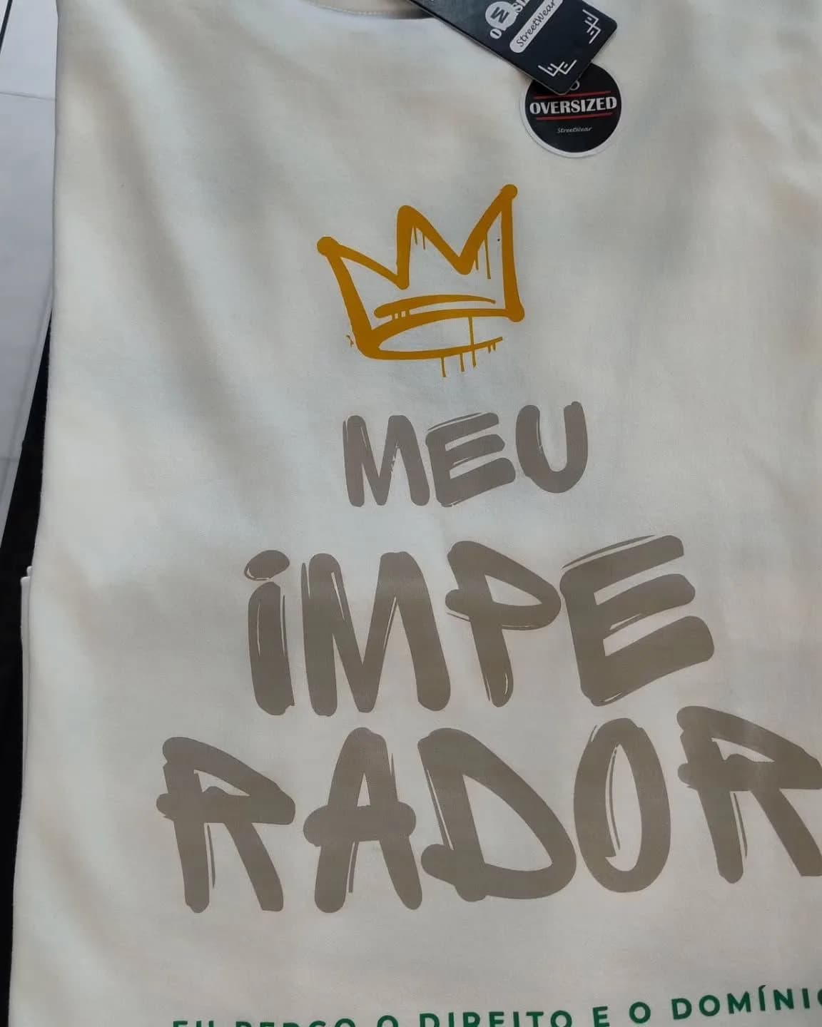 Oversized Meu Imperador